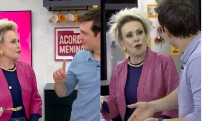 Video Ana Maria Braga perde a paciencia com Alessandro Jodar