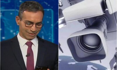 Video – Cesar Tralli entra ao vivo em Plantao da