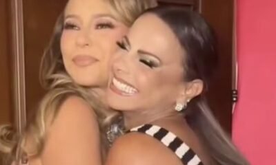 Viviane Araujo e outras rainhas de bateria celebram anuncio de
