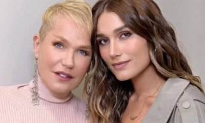 ‘A vovo Xuxa… video mostra a reacao de Sasha apos