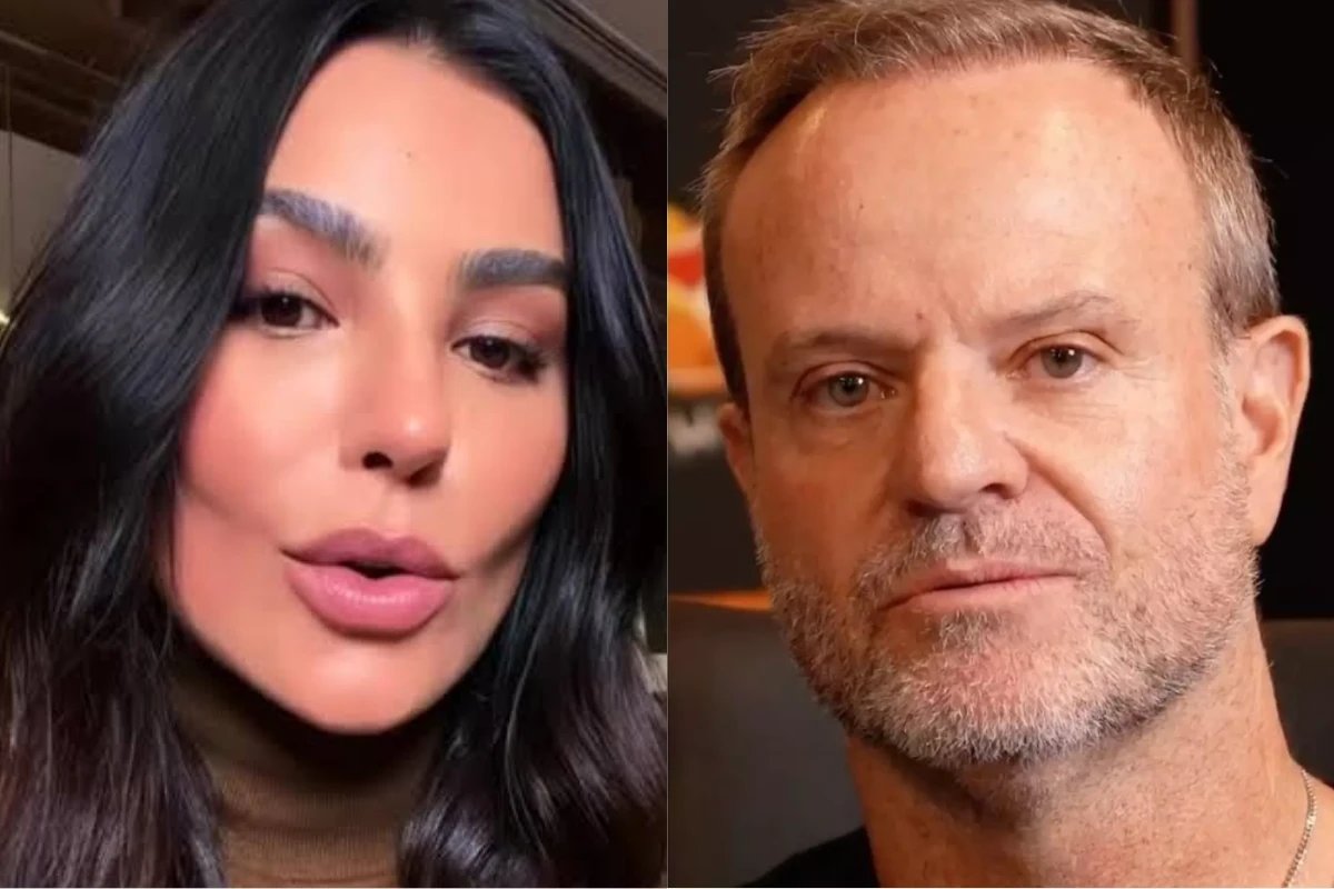 ‘Sim estamos namorando Cintia Chagas confirma relacionamento com Rubens Barrichello