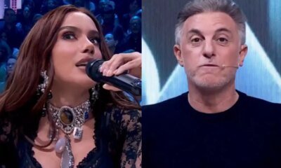 ‘Vai me interromper… Anitta faz critica no palco do Domingao