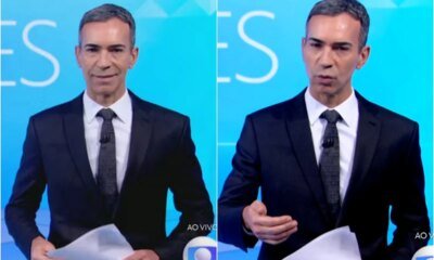 Apos ocorrido que mexe com o Brasil Cesar Tralli entra
