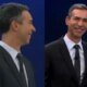 Atitude de Cesar Tralli durante apuracao de votos na Globo