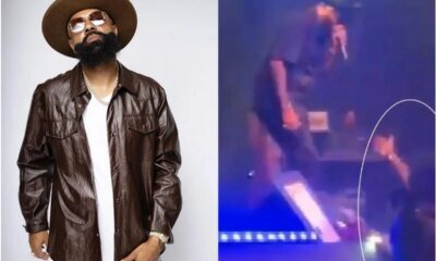 Cantor da tapa em mulher durante show e video do