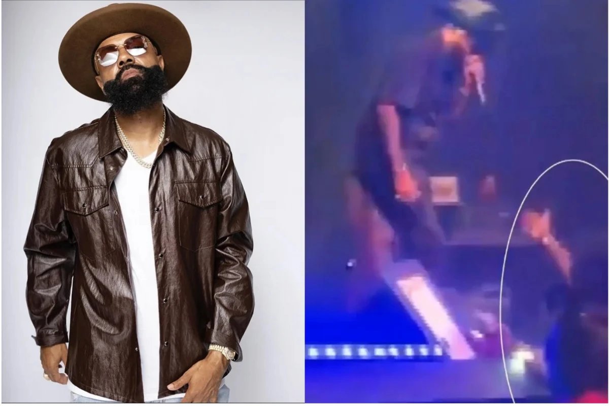 Cantor da tapa em mulher durante show e video do