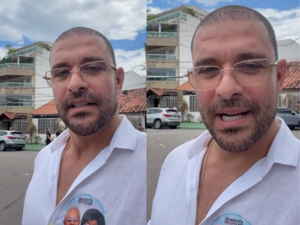Diogo Nogueira relata ter sido alvo de hostilizacao ao votar