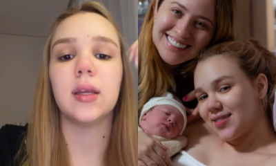 Julia Ribeiro desabafa sobre parto da filha com Mari Fernandez