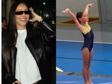 Sabrina Sato volta de Paris e celebra primeira competicao de