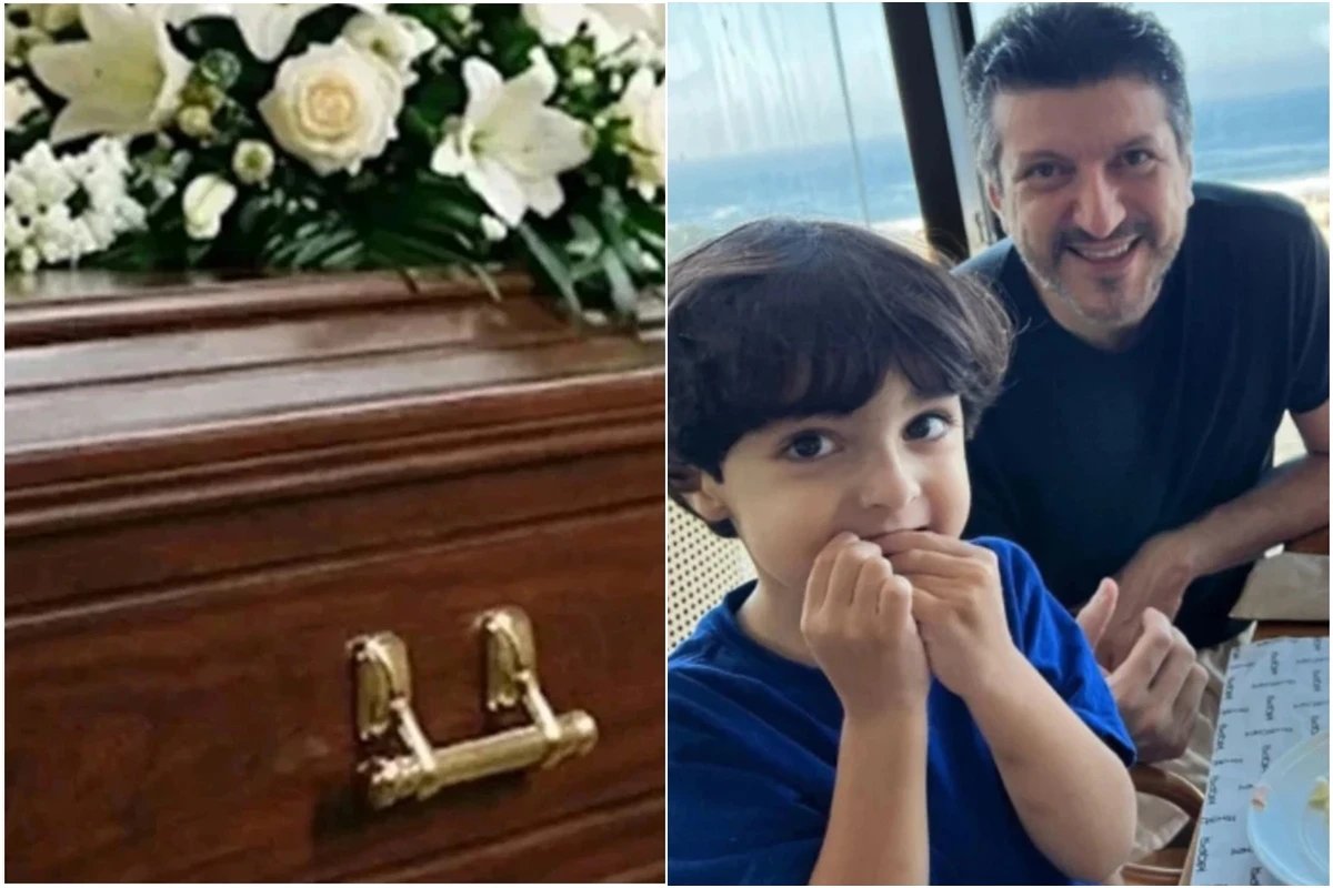 ‘Foi otimo voar com voce papai em velorio Lito recebe